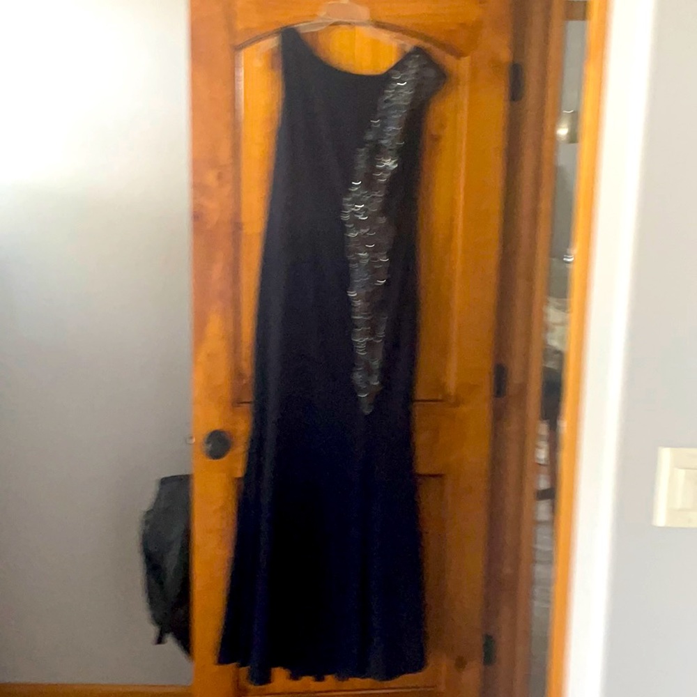 Ink blue gorgeous evening gown.  Worn once.